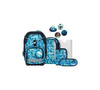 ergobag Pack Set Cartable, Sac à Dos Scolaire Ergonomique Flexible, 6 pièces, pour la première Classe de l'école Primaire