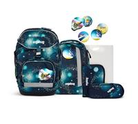 ergobag Galaxy Glow-Edition Pack-Set 6-teilig RaumfahrBär