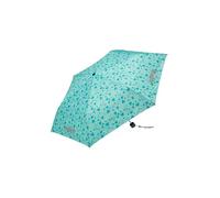 ergobag Parapluie parapluie pour enfants pour le cartable, ultra léger et compact avec housse, Ø90 cm HorsedreamBear - Turquoise