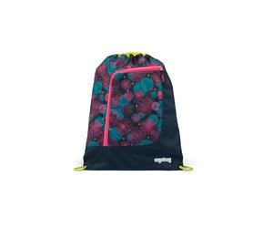 ergobag Prime Gym Bag Sac de Sport Pratique, 11 litres, Peut être attaché au Sac à Dos, avec Poche Avant CoralBear - Lilas