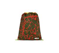 ergobag Prime School Bag Sac de Sport Pratique, 11 litres, Peut être attaché au Sac à Dos, avec Poche Avant Fire DragonBear - Orange