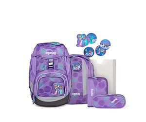 ergobag Prime School Sac à dos unisexe pour enfant, Ours de traîneau Glow, Taille unique, Ensemble cartable