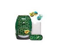 ergobag Prime Set Sac à dos d'école ergonomique et flexible, set de 6 pièces pour primaire, 1ère année, Bearrex, Talla única, Décontracté