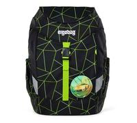 ergobag Sac à dos noir vert fluo pour fille et garçon - Lumi-Edition Mini Backpack CyBär Race 288965