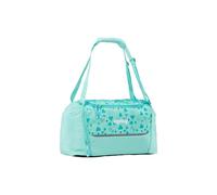 ergobag Sac de Sport avec Compartiment à Chaussures, 20 litres, Sac de Sport pour Enfants, Sac de Natation, Unisexe, différents Motifs HorsedreamBear - Turquoise