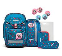 ergobag Sac d'école pétrole rose pour fille - Pack-Set 6 pièces VoltiBär 246504