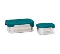 Ergobag Set de 2 boîtes à pain en acier inoxydable 17 cm essence
