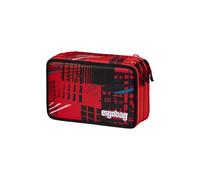 ergobag Trousse Maxi Set de 40 pièces, crayons de couleur et feutres Lyra, compartiment pour monnaie, règle, ciseaux