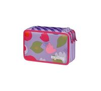 ergobag Trousse Maxi Set de 40 pièces, crayons de couleur et feutres Lyra, compartiment pour monnaie, règle, ciseaux