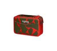 ergobag Trousse Maxi Set de 40 pièces, crayons de couleur et feutres Lyra, compartiment pour monnaie, règle, ciseaux