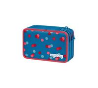ergobag Trousse Maxi Set de 40 pièces, Crayons de Couleur et feutres Lyra, Compartiment pour Monnaie, règle, Ciseaux Bearlegance - Petrol