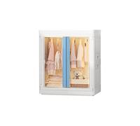 Ergocar Boîte de Rangement Garde-robe Pliable, Empilable Plastique Boite Rangement, Durable Transparent Organisateur de Rangement pour Vêtements, Jouets, Literie