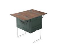 Ergocar Boîte De Rangement Pliante Multifonction, Qui Peut Empiler La Boîte De Rangement, Adaptée Au Stockage De Fournitures De Camping, Au Stockage De Collations, Au Coffre De Voiture