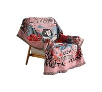 Ergocar Couverture à Franges Décorative Style Boho - Douce et Confortable pour Canapé, Home Office et Voyage