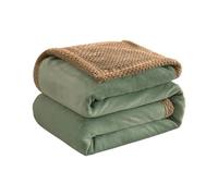 Ergocar Couverture Grande Couverture Douce en Peluche Chaude Double Face en Velours De Lait Et Velours pour Bébé, Couverture pour Toutes Les Saisons, Convient pour Canapé Ou Lit