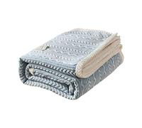 Ergocar Couverture, Plaid Double Face Doux et Chaud épaissir, Plaid Jeté Canapé Flanelle Moelleuse, Couverture de Décoration Intérieure, pour Domicile, Les Voyages et Le Camping en Plein Air