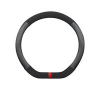 Ergocar Couvoirs De Volant, Couvercle du Volant en Cuir De Type D, Anti-Glissement Et Doux, 38 Cm / 15 Pouces