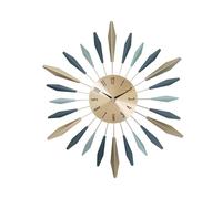 Ergocar Home Decoration Metal Horloge Suspendue Simple Cuisine Décorative Horloge Suspendue Silencieuse Métal Moderne Horloge Suspendue Convient Au Salon, Au Bureau, à la Cuisine