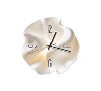 Ergocar Horloge Murale, Art Déco sans Cocheur De Son, Matériau en Porcelaine en Cristal Moderne Silencieux Cadran Tridimensionnel Adapté Au Salon, à La Chambre, à l'Étude, à La Décoration De Bureau