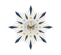 Ergocar Horloge murale élégante et simple, grande horloge murale décorative de cuisine, sans tic-tac, horloge murale en métal, silencieuse et moderne, convient pour le salon, le bureau