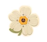 Ergocar Horloge Murale, Horloge Murale LED Décorative Art, Horloge Suspendue à Fleurs Moderne, Adaptée Au Salon, à La Chambre, Au Bureau, Au Bureau