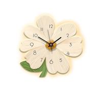 Ergocar Horloge Murale, Horloge Murale LED Décorative Art, Horloge Suspendue à Fleurs Moderne, Adaptée Au Salon, à La Chambre, Au Bureau, Au Bureau