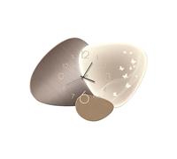 Ergocar Horloge Murale Silencieuse De Style Nordique Céramique Cristalline Haute Définition Étanche Alimentée par Pile Décorative pour Les Écoles, Les Salons, Les Cuisines, Les Chambres à Coucher