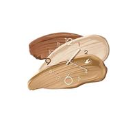 Ergocar Horloge Murale - Style Art Moderne Fonctionne à Piles 40 x 28 Cm Fonctionnement Silencieux Idéale pour La Cuisine La Chambre à Coucher Le Salon