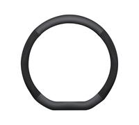 Ergocar Housse De Volant en Cuir Nappa Ultra-Fin Type D, Durable, Antidérapante, Confortable Et Respirante, pour Intérieur De Voiture Toutes Saisons, Universelle (15 Pouces) 38 Cm