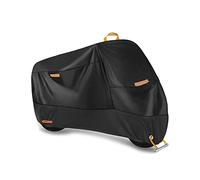Ergocar Housse Protection pour Moto Exterieur Etanche Bâche Moto 300D Épaissir Housse de Protection UV en Polyester pour Moto Scooter, XL (90.5" x 37.4" x 49.2")