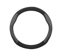 Ergocar Housse Volant Voiture Ronde en Cuir Microfibre Trous d'Aération Antidérapants Et Dérapant 38 Cm / 15 Pouces pour Hommes Et Femmes Accessoires Intérieurs De Voiture