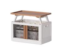 Ergocar La boîte de rangement pliable peut augmenter la boîte de rangement avec une grande sensation de toucher du couvercle supérieur et de l'extérieur. Elle convient aux conteneurs de stockage à