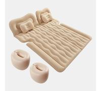 Ergocar Matelas Gonflable Voyage De Voiture Camping Imperméable à l'eau Air Transat Universel Oreiller Intégré avec Pompe Charge pour Le Camping, Randonnée, Piscine, Plage, Voyage, Intérieur