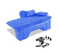 Ergocar Matelas Pneumatique de Voiture Multifonctionnel Pliant Siège Air d'auto Lit Gonflable de Siège Arrière Lit Voiture pour Camping Piscine Plage Voyages (Bleu)