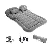 Ergocar Matelas Pneumatique de Voiture SUV Multifonctionnel Pliant Siège Air d'auto Lit MPV Gonflable de Siège Arrière Lit Voiture pour Camping Piscine Plage Voyages (Gris)