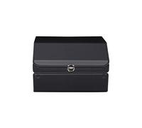 Ergocar Organisateur de Coffre de Voiture, Couche Double Pliable Sac pour Coffre de Qualité Supérieure avec Couvercle, Cuir PU Organiseur de Coffre Imperméable pour Auto/SUV/Camion