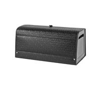 Ergocar Organiseur De Coffre Voiture En Cuir, Boîte Rangement Pour Outils Et Accessoires, Couvercle Magnétique Pliable Et Étanche, Convient Pour Voiture, Suv, Camion