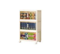 Ergocar Peut Plier La Boîte De Rangement De Porte A Double Option,une boîte de rangement en plastique empilée avec une poulie, adaptée aux boîtes de rangement extérieures intérieures