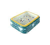 Ergocar Piscines Gonflables, Piscine Gonflable Rectangulaire, Piscine Familiale pour Enfants et Adultes, Facile à Gonfler, pour Les Cours Extérieures, Jardins