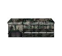 Ergocar Rangement Coffre De Voiture En Tissu Oxford Épais Grande Capacité Étanche Conception Partition Mobile Amovible Pliable Pour Voiture, Suv Et Camion