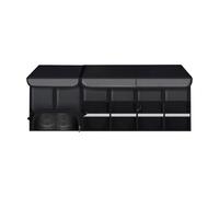 Ergocar Rangement Coffre De Voiture En Tissu Oxford Épais Grande Capacité Étanche Conception Partition Mobile Amovible Pliable Pour Voiture, Suv Et Camion