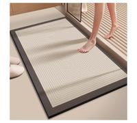 Ergocar Tapis De Bain Velours Court Doux Terre De Diatomées Séchage Rapide Nettoyage Facile Caoutchouc Antidérapant pour Plancher De Salle De Bain, Entrée, Cuisine, Dortoir Familial