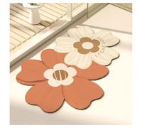 Ergocar Tapis De Salle De Bain Ultra-Fin à Absorption Rapide 50x80cm, Tapis De Bain Antidérapant en Caoutchouc Tapis De Bain Arrosable Adapté à La Salle De Bain, à La Cuisine