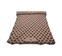 Ergocar Tapis De Sol Camping, Pompe Intégrée, Matelas Gonflable De Camping Léger avec Tissu en Nylon Imperméable, Adapté Au Camping, à La Randonnée, à La Randonnée