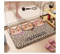 Ergocar Tapis Rembourré Épais Dense à Évaporation Rapide avec Dessous Antidérapant Caoutchouc Lavable à l'eau Et en Machine Adapté Aux Sols Salle De Bain d'Entrée Cuisine d'Appartement Et De Dortoir