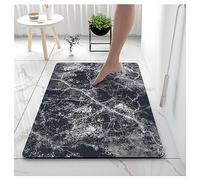 Ergocar Tappeti Bagno Super Assorbenti, Tappetino Da Cucina Antiscivolo, Resistente All'usura Morbido Tappetino da Bagno, per Bagno, Cucina, Camera da Letto(Texture Del Pannello di Roccia)