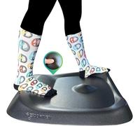 Ergodriven Tapis Anti-Fatigue Non-Plat avec Espace mesuré pour Bureau en Position Debout Noir Obsidienne