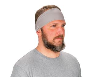 Ergodyne Bandeau rafraîchissant Standard - Tricot performant, Gris, Taille Unique