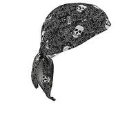 Ergodyne Chill-Its 6615 Bandana Do Rag Haute Performance, crânes, Taille Unique Homme
