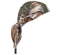Ergodyne Chill-Its 6615 High-Performance Bandana Do Rag-Terry Cloth Sweatband Tissu éponge Haute Cravate, Camouflage réaliste, Taille Unique Homme